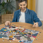 Puzzle in progress: The 90s – 1000 Piece Jigsaw Puzzle (Ravensburger)