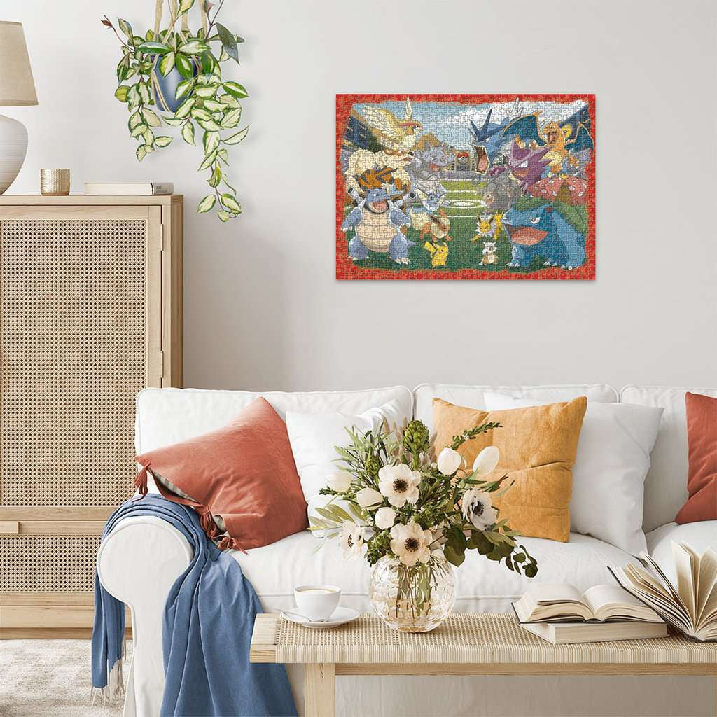 In use: Pokémon Showdown – 1000 Piece Jigsaw Puzzle (Ravensburger)