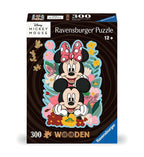Box, straight on: Disney Mickey & Minnie – 300 Piece Wooden Jigsaw Puzzle (Ravensburger)