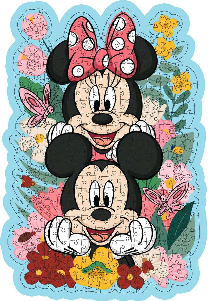 Artwork: Disney Mickey & Minnie – 300 Piece Wooden Jigsaw Puzzle (Ravensburger)