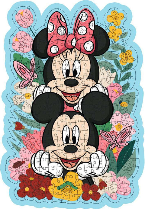 Artwork: Disney Mickey & Minnie – 300 Piece Wooden Jigsaw Puzzle (Ravensburger)