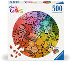 Box, straight on: Tropical Circular – 500 Piece Jigsaw Puzzle (Ravensburger)