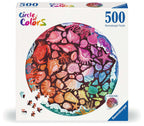 Box, straight on: Seashells Circular – 500 Piece Jigsaw Puzzle (Ravensburger)