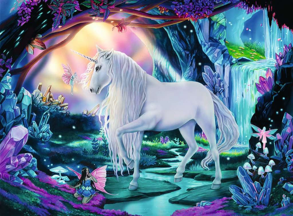 Unicorns – XXL 300 Piece Jigsaw Puzzle (Ravensburger)