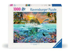Box, straight on: The Underwater Island – 1000 Piece Jigsaw Puzzle (Ravensburger)