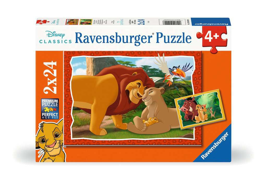Disney The Lion King – 2 x 24 Piece Jigsaw Puzzles (Ravensburger)