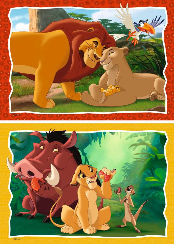 Disney The Lion King – 2 x 24 Piece Jigsaw Puzzles (Ravensburger)