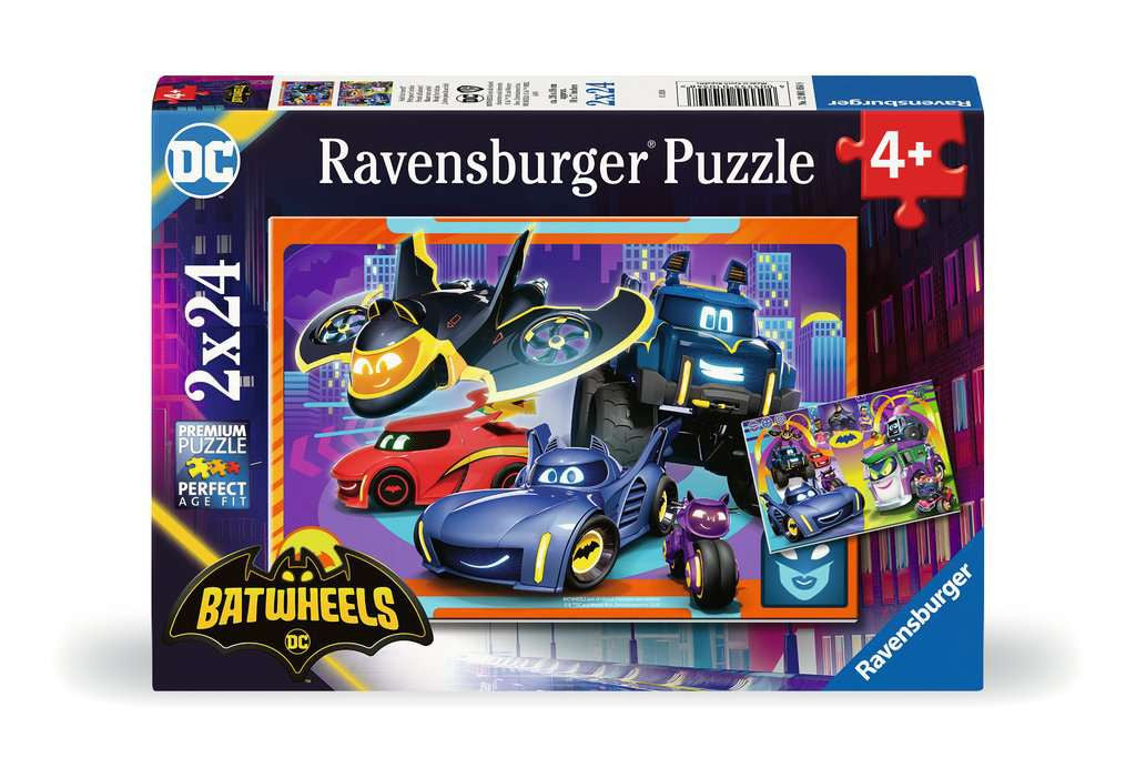 Batwheels – 2 x 24 Piece Jigsaw Puzzles (Ravensburger)