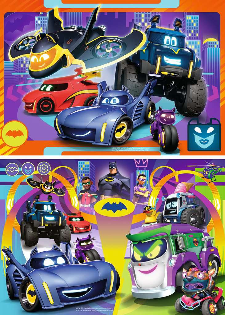 Batwheels – 2 x 24 Piece Jigsaw Puzzles (Ravensburger)