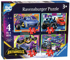 Batwheels – 4 in a Box (12, 16, 20, 24 Piece) Jigsaw Puzzles (Ravensburger)