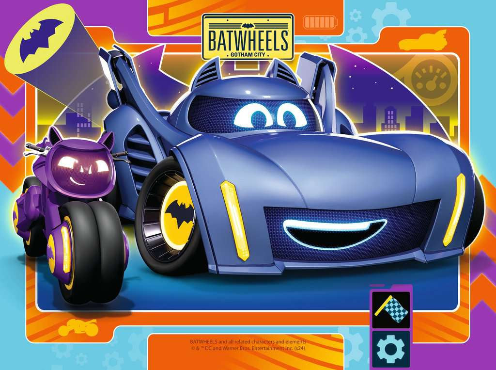 Batwheels – 4 in a Box (12, 16, 20, 24 Piece) Jigsaw Puzzles (Ravensburger)