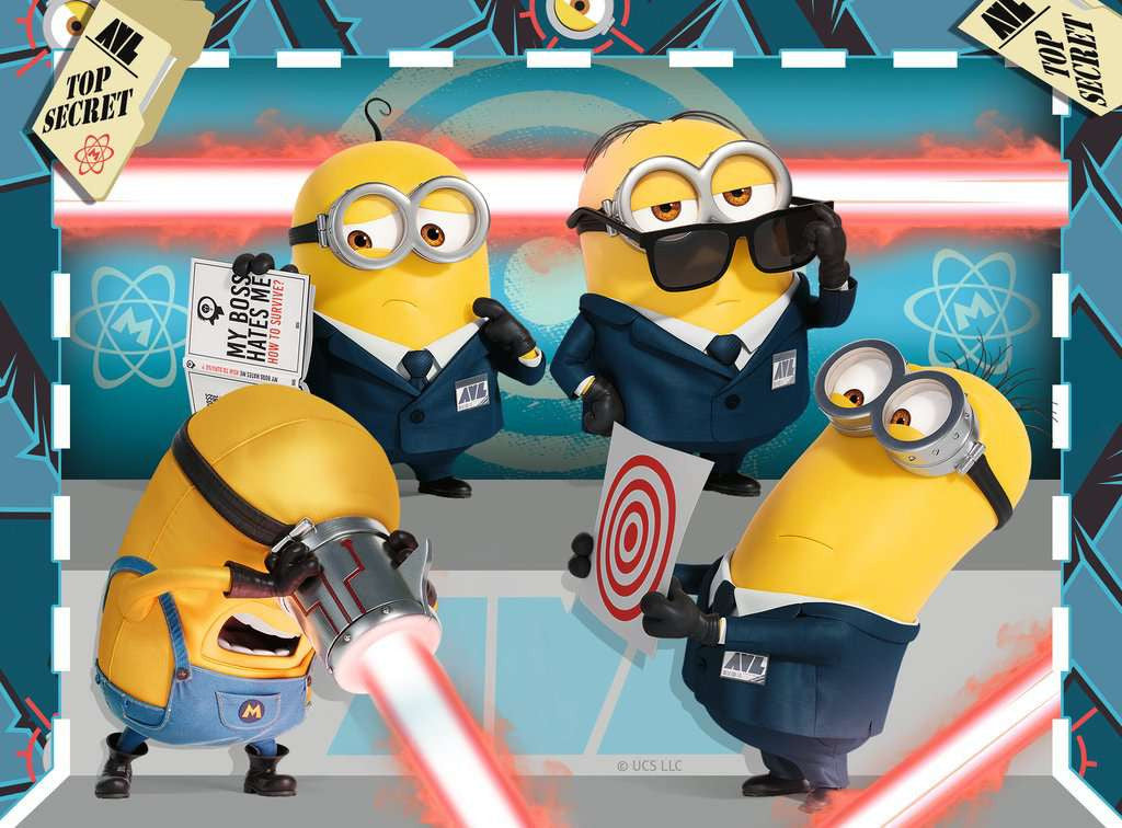 Despicable Me 4 – 4 in a Box (12, 16, 20, 24 Piece) Jigsaw Puzzles (Ravensburger)