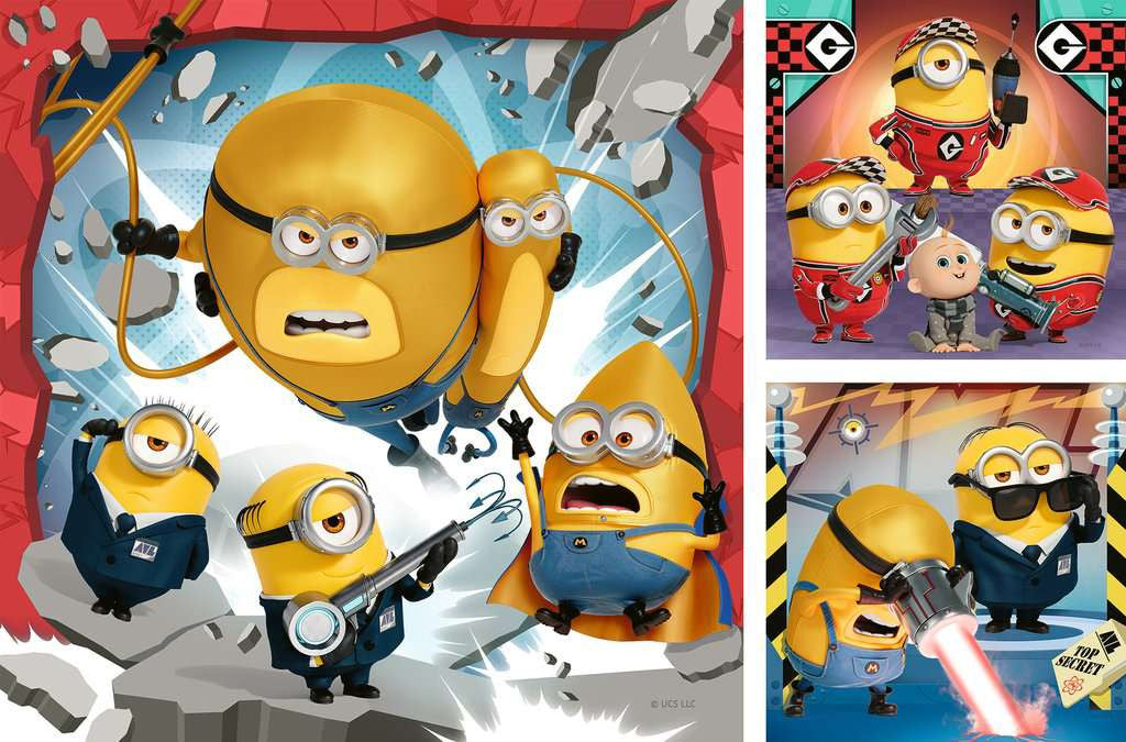 Despicable Me 4 – 3x49 Piece Jigsaw Puzzles (Ravensburger)