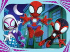 Spidey and His Amazing Friends – 4 in a Box (12, 16, 20, 24 Piece) Jigsaw Puzzles (Ravensburger)
