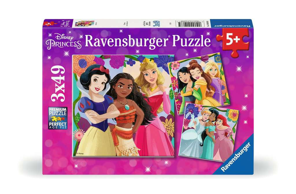 Disney Princess: Girl Power – 3 x 49 Piece Jigsaw Puzzles (Ravensburger)