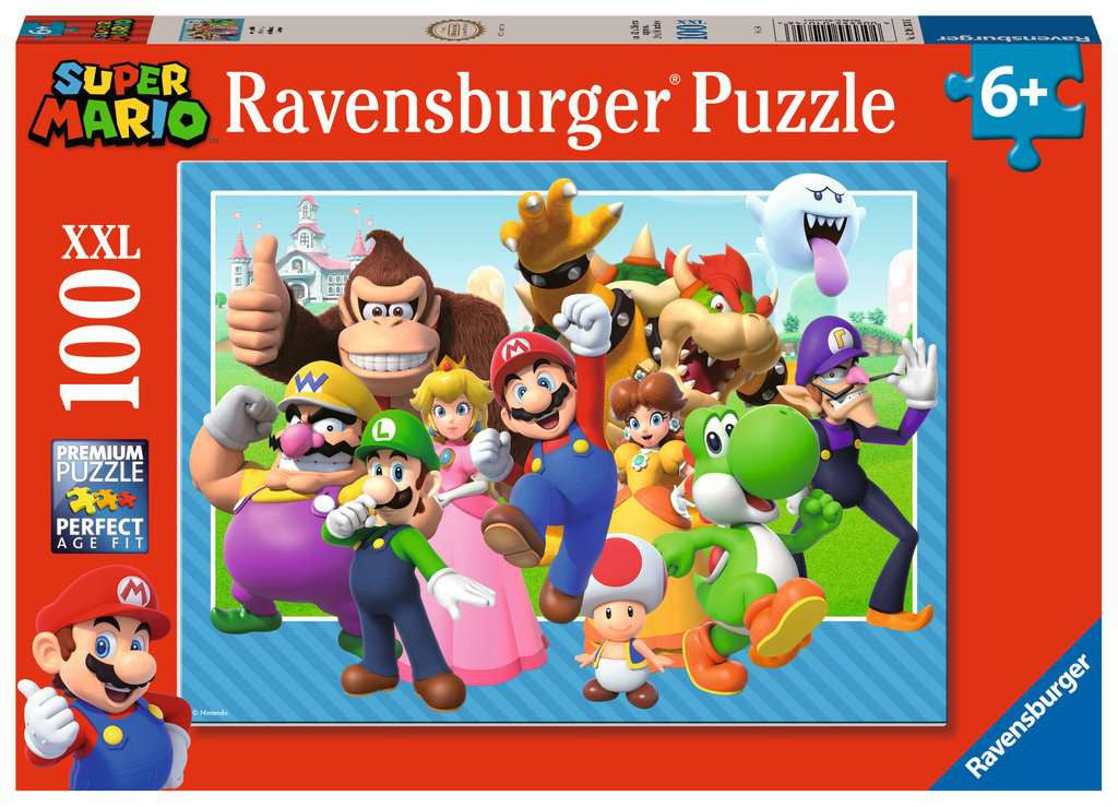 Super Mario: Let's-a-go XXL – 100 Piece Jigsaw Puzzle (Ravensburger)