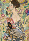 Artwork: Art Collection: Klimt, Lady with Fan – 1000 Piece Jigsaw Puzzle (Ravensburger)