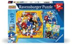 Sonic The Hedgehog – 3x49 Piece Jigsaw Puzzles (Ravensburger)