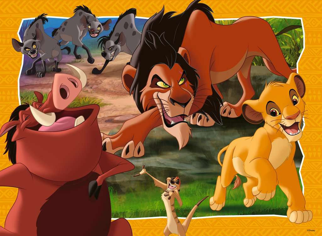 Disney The Lion King: Hakuna Matata – XXL 200 Piece Jigsaw Puzzle (Ravensburger)