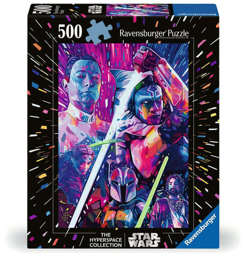 Star Wars Hyperspace Collection: Ahsoka – 500 Piece Large Format Jigsaw Puzzle (Ravensburger) - Completed Puzzle