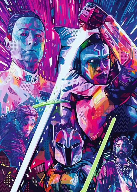 Star Wars Hyperspace Collection: Ahsoka – 500 Piece Large Format Jigsaw Puzzle (Ravensburger)