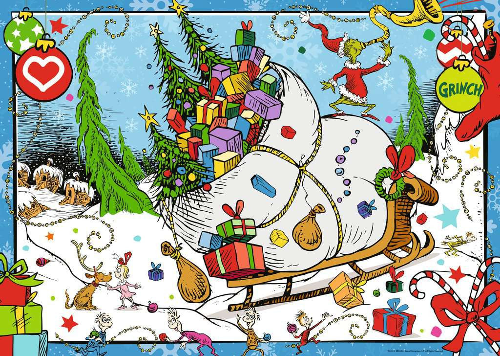 Artwork: The Grinch – 1000 Piece Jigsaw Puzzle (Ravensburger)