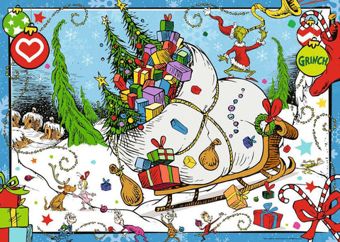 Artwork: The Grinch – 1000 Piece Jigsaw Puzzle (Ravensburger)