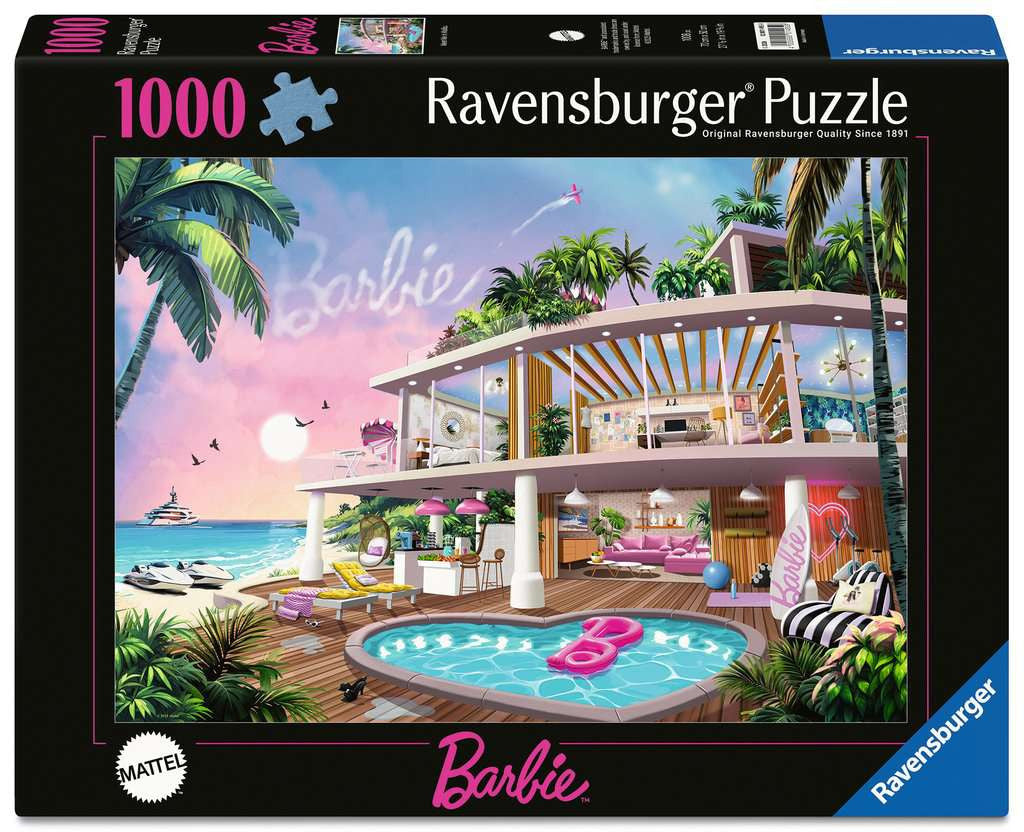 Barbie Dream House - 1000 Piece Jigsaw Puzzle (Ravensburger)