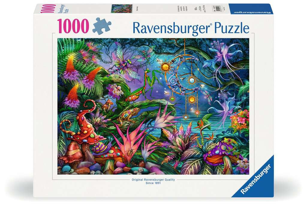 Box, straight on: Rainbow Reverie – 1000 Piece Jigsaw Puzzle (Ravensburger)
