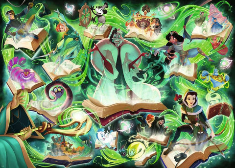 Artwork: Disney Lorcana - Glimmers of the Realm: Emerald – 1000 Piece Jigsaw Puzzle (Ravensburger)