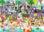 Kawaii Coastline XXL – 150 Piece Jigsaw Puzzle (Ravensburger)