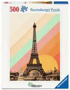 ** Pre-Order ** Paris Rainbow - 500 Piece Jigsaw Puzzle (Ravensburger) - Completed Puzzle
