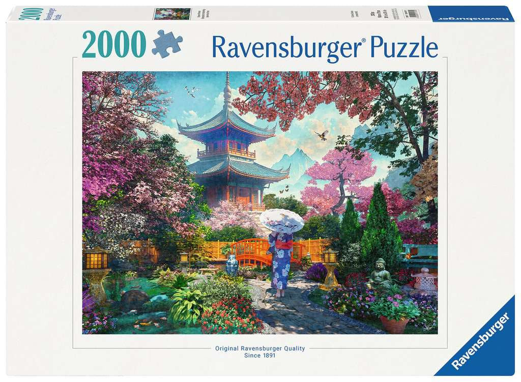 Box, straight on: Blossom Afternoon – 2000 Piece Jigsaw Puzzle (Ravensburger)