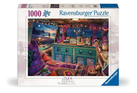 Box, straight on: A View from my Window No.2: Camper Van - 1000 Piece Jigsaw Puzzle (Ravensburger)