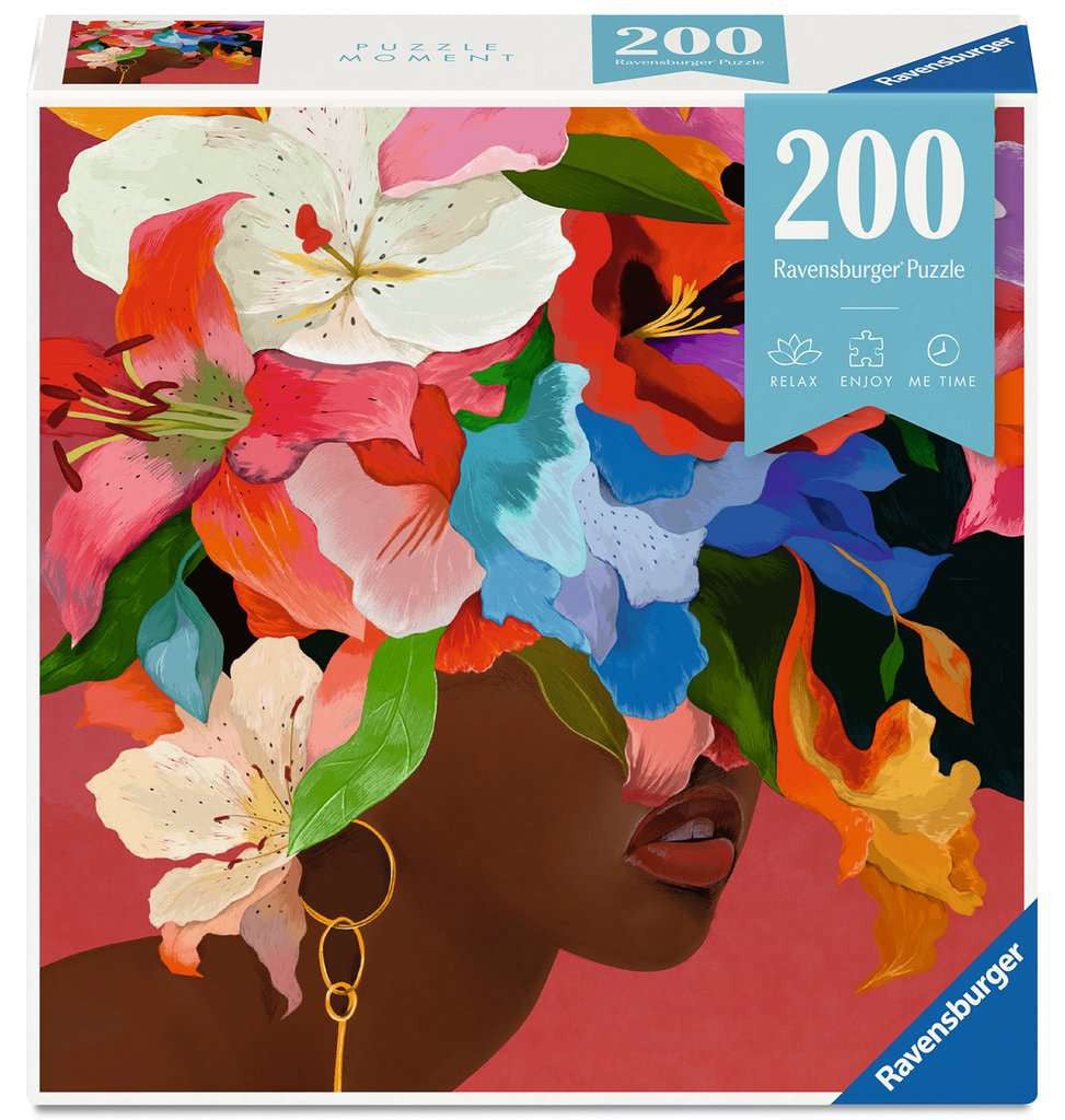 Puzzle Moments Flower Heads: Lily – 200 Piece Jigsaw Puzzle (Ravensburger)