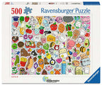 ** Pre-Order ** Cute Kawaii Chaos - 500 Piece Jigsaw Puzzle (Ravensburger) - Completed Puzzle