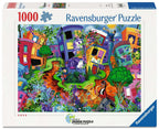 ** Pre-Order ** Lady Bug Lane - 1000 Piece Jigsaw Puzzle (Ravensburger) - Completed Puzzle