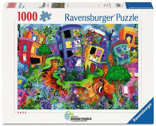 ** Pre-Order ** Lady Bug Lane - 1000 Piece Jigsaw Puzzle (Ravensburger) - Completed Puzzle