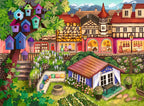 Artwork: Market Town Haven – 500 Piece Jigsaw Puzzle (Ravensburger)