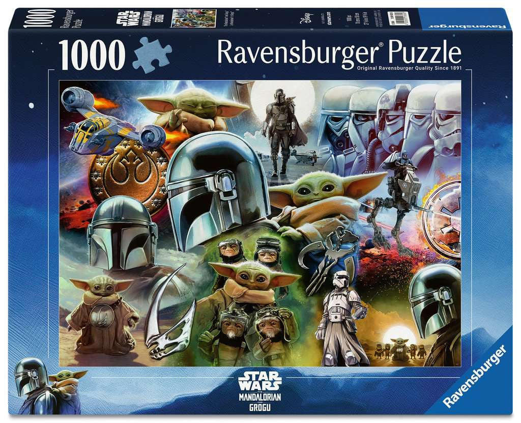 Star Wars Mandalorian and Grogu – 1000 Piece Jigsaw Puzzle (Ravensburger)