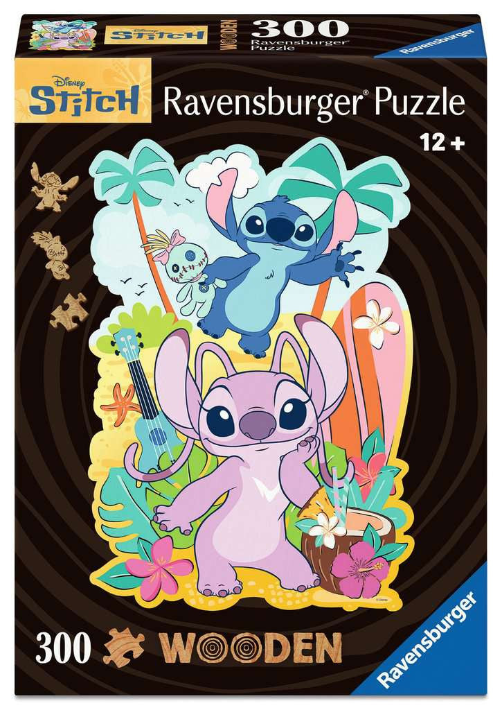 Disney Stitch – 300 Piece Wooden Jigsaw Puzzle (Ravensburger)