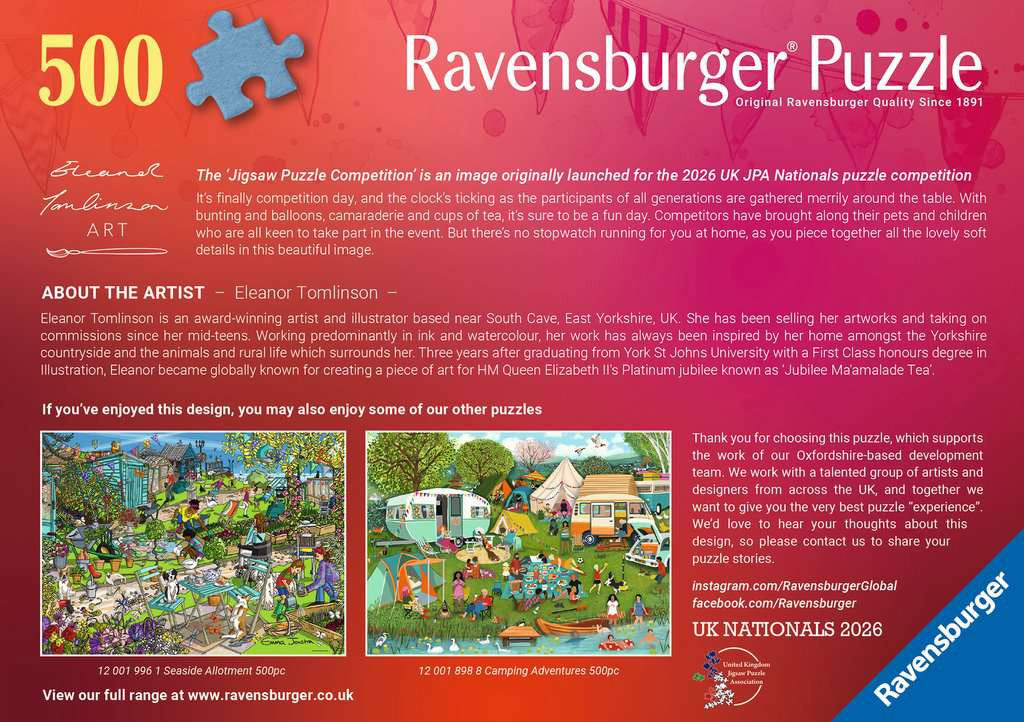 Jigsaw Puzzle Competition - 1000 Piece Jigsaw Puzzle (Ravensburger) - Image 4