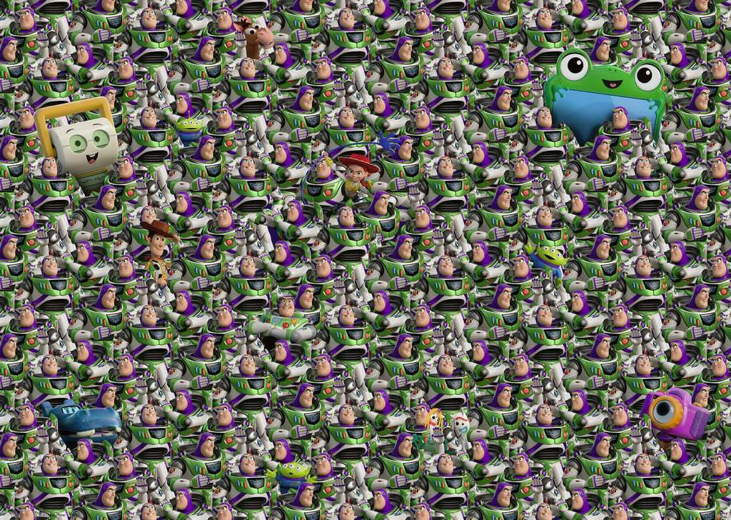 Artwork: Buzz Lightyear Challenge - 1000 Piece Jigsaw Puzzle (Ravensburger)