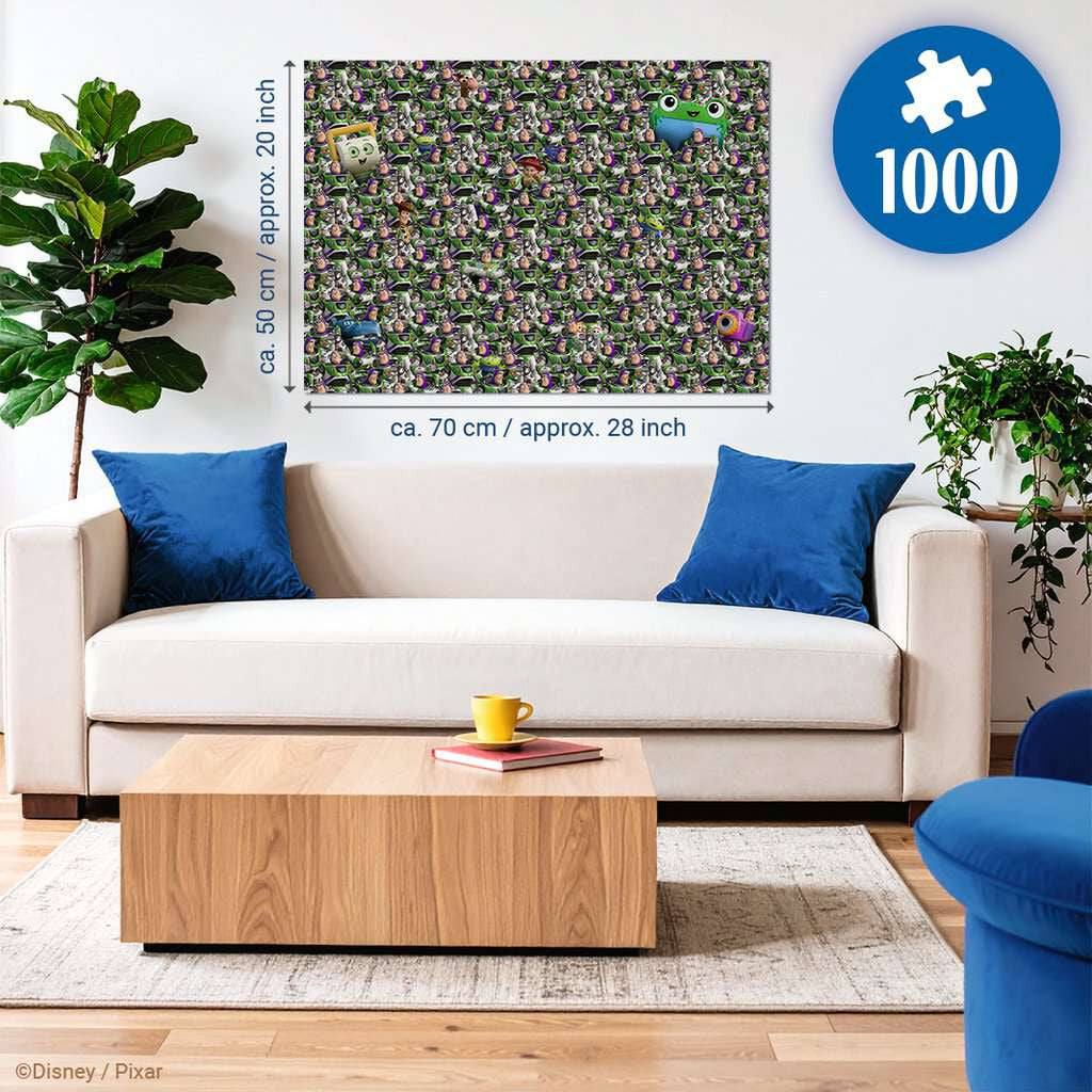 Size guide: Buzz Lightyear Challenge - 1000 Piece Jigsaw Puzzle (Ravensburger)