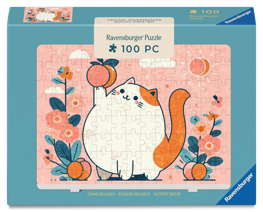 Peach Flavored – 100 Piece Mini Jigsaw Puzzle (Ravensburger)