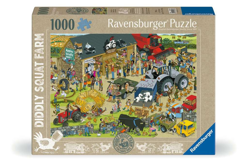 Box, straight on: Diddly Squat Farm Shop by Andy Tudor - 1000 Piece Jigsaw Puzzle (Ravensburger)