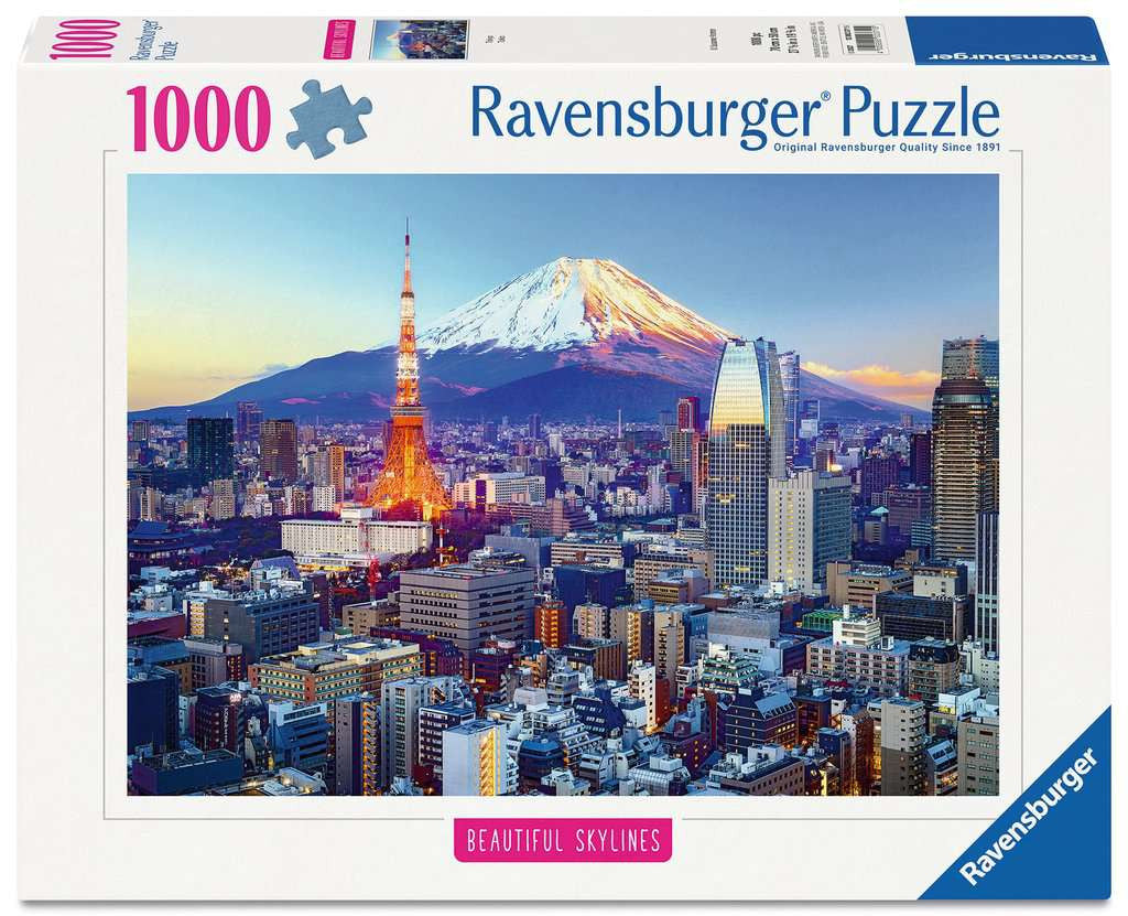 Box, straight on: Beautiful Skylines: Tokyo – 1000 Piece Jigsaw Puzzle (Ravensburger)