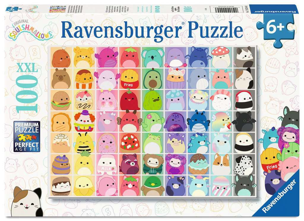 Squishmallows – 100 Piece XXL Jigsaw Puzzle (Ravensburger)