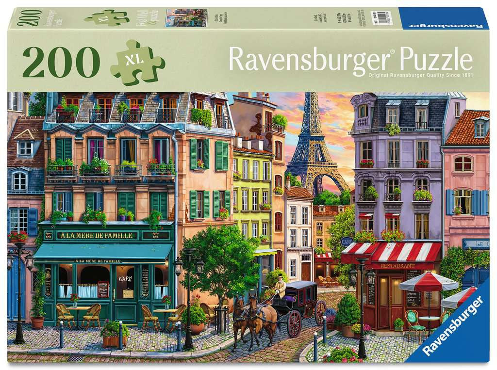 Box, straight on: Once in Paris – 200 XL Piece Jigsaw Puzzle (Ravensburger)