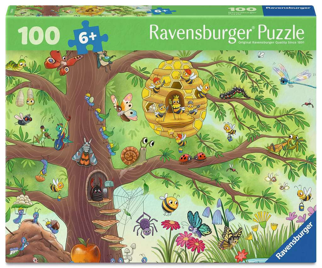 Box, straight on: Working Bees – 100 XXL Piece Jigsaw Puzzle (Ravensburger)